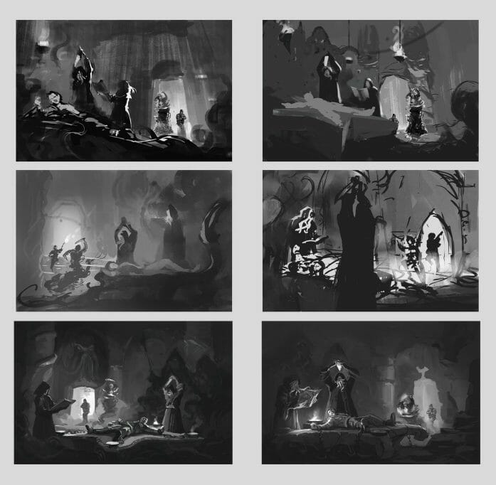Achtung! Cthulhu 2d20 sketches