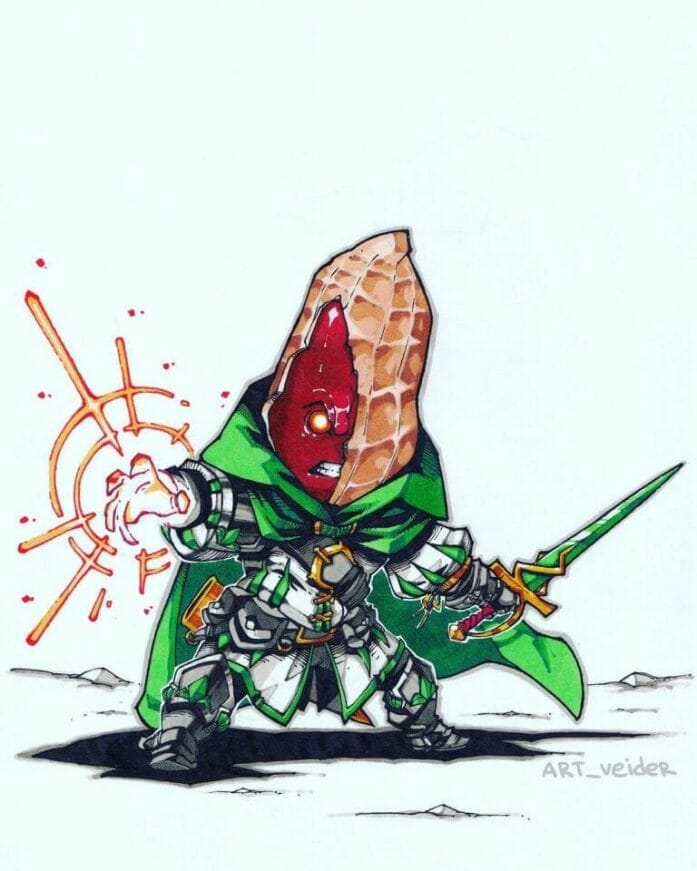 Artemii Myasnikov's RPG food hero series
