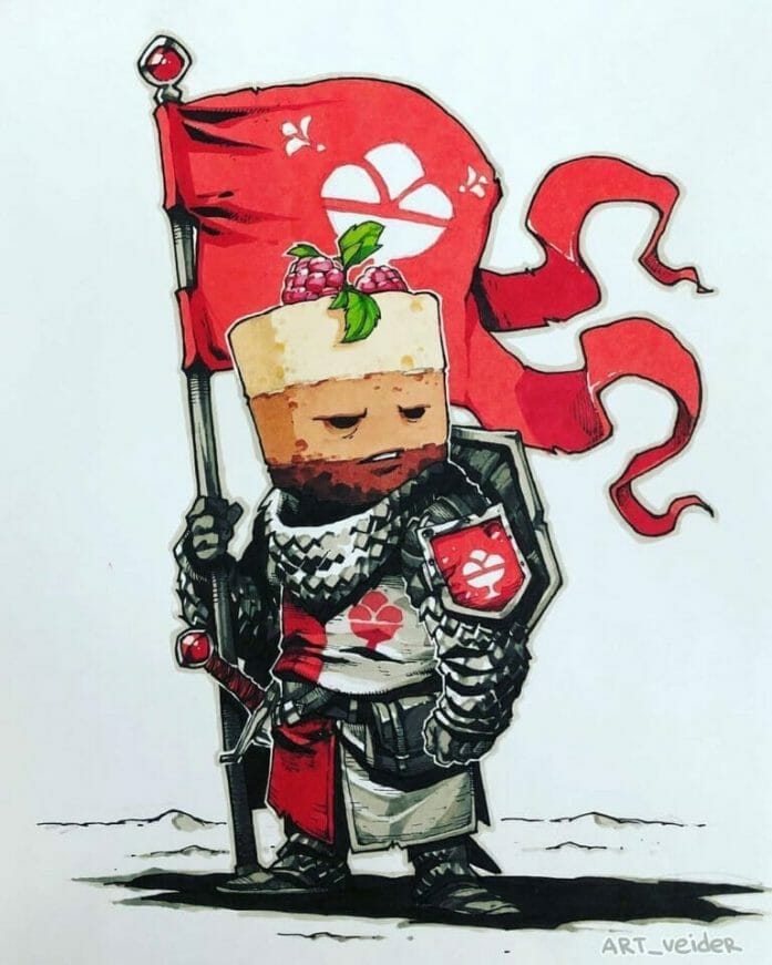 Artemii Myasnikov's RPG food hero series