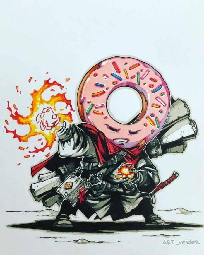 Artemii Myasnikov's RPG food hero series