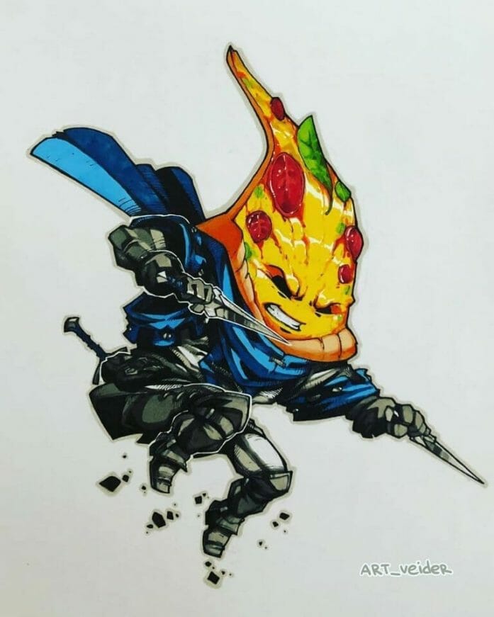 Artemii Myasnikov's RPG food hero series