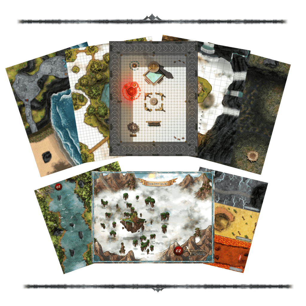 Amazing Encounters & Places, Vol 1 map sample