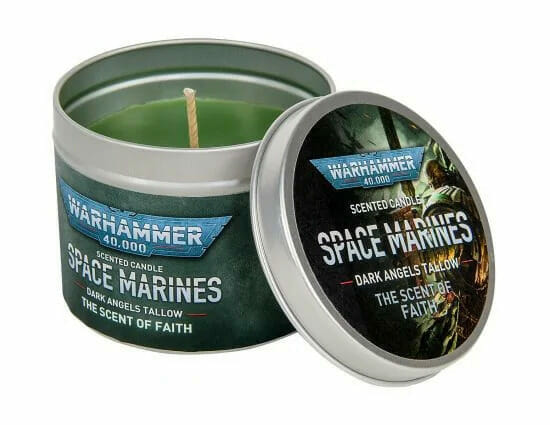 Space Marines Dark Angels Candle
