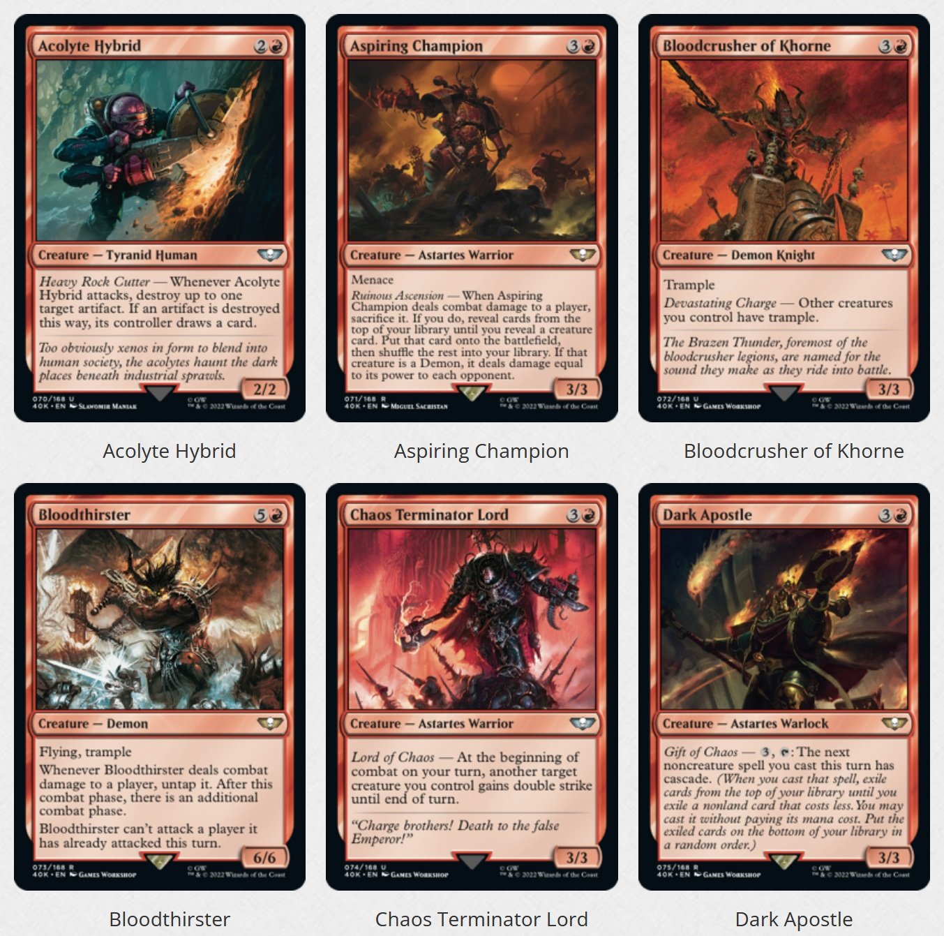 MTG: These Warhammer 40K Red Spoilers Are Full Of Heresy – RPGnews.com