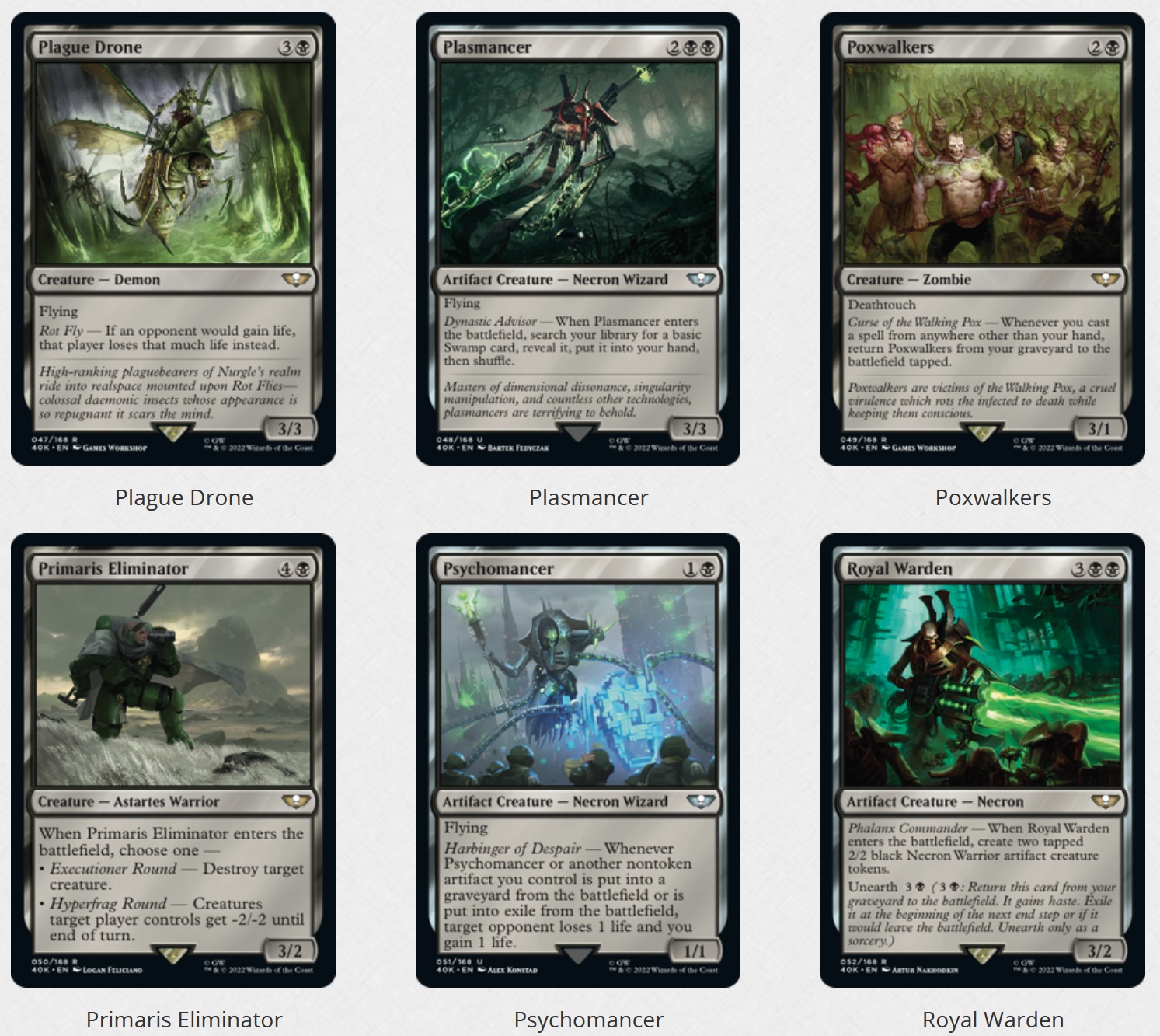 MTG: Warhammer 40K Black Spoilers Are For Necrons And Chaos MTG: Warhammer 40K Black Spoilers Are For Necrons And Chaos