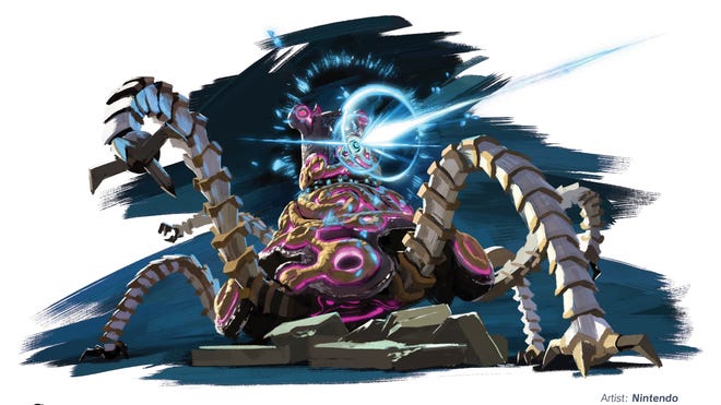 Artwork from The Legend of Zelda: Reclaim the Wild RPG