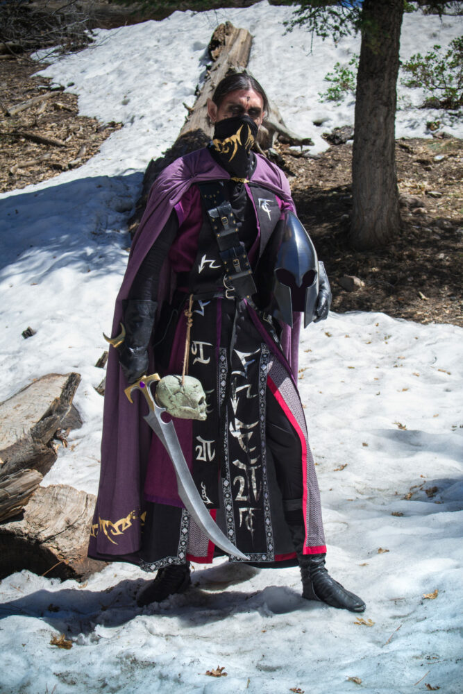 Warhammer Fantasy Dark Elf Cosplay with permission by Patrick Gallaher