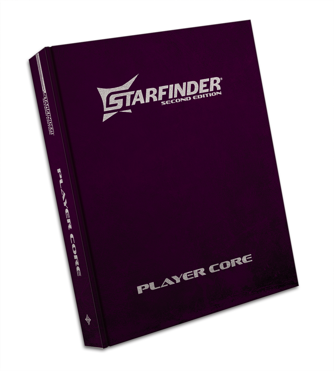 Starfinder Second Edition Player Core: a dark purple cover with silver embellished logo and text