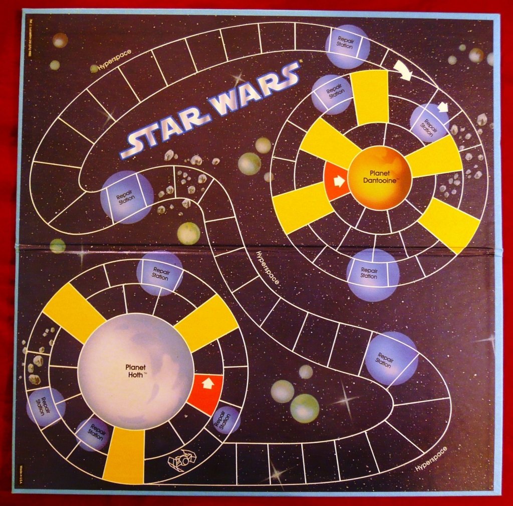 Star Wars Adventure Board Game board