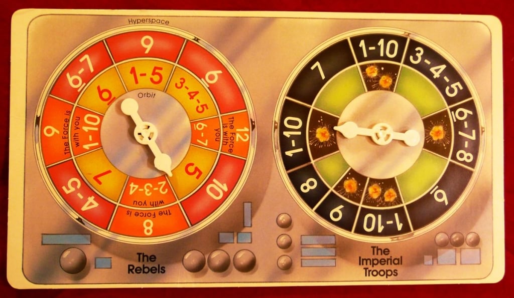 Star Wars Adventure Board Game spinners