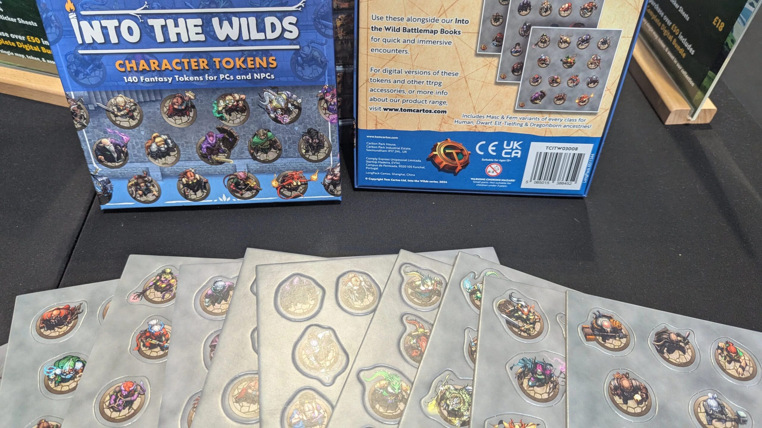 Into the Wilds character tokens
